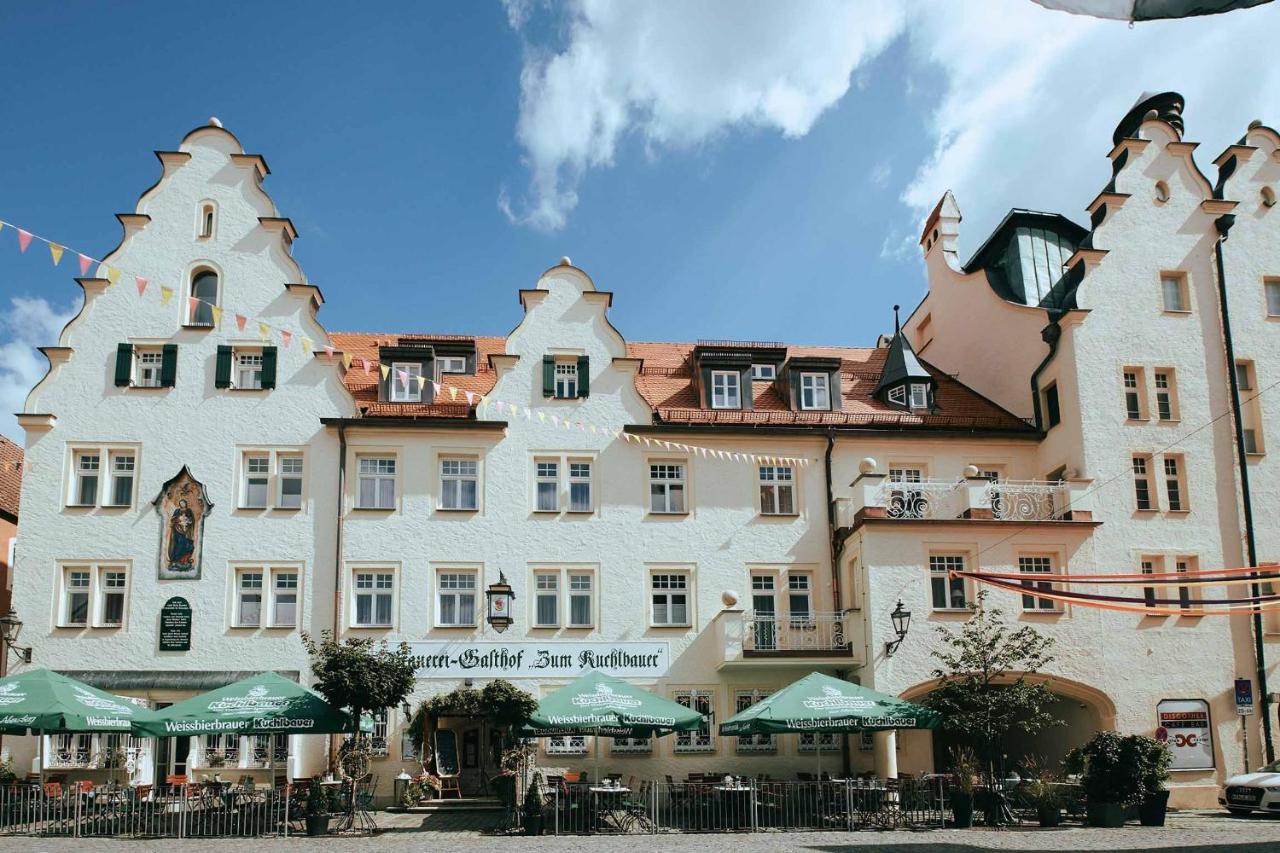Brauereigasthof Zum Kuchlbauer Abensberg Esterno foto